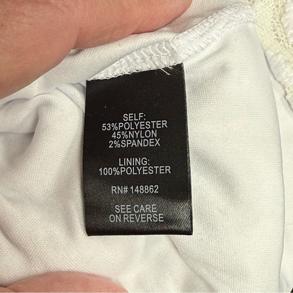 Torrid Size 3 White Lace Blouse Plus Size Boho Romantic Top - Picture 9 of 11